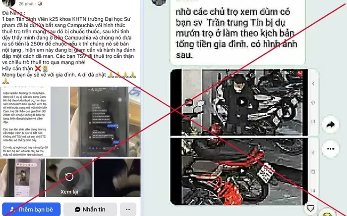 Sự thật thông tin sinh viên bị bắt cóc ở Đà Nẵng - Ảnh 1.