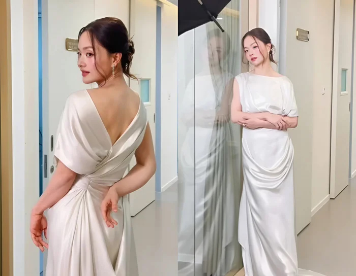 Lan Phương với nhan sắc gây ngỡ ngàng, khoe lưng trần hậu ly hôn - Ảnh 1.