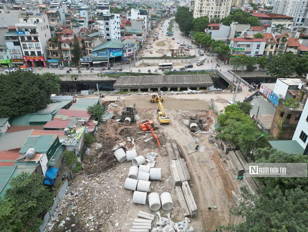 Hà Nội: Làm đường tạm, tái khởi động cầu L3 sau nhiều năm “đắp chiếu” - Ảnh 2.