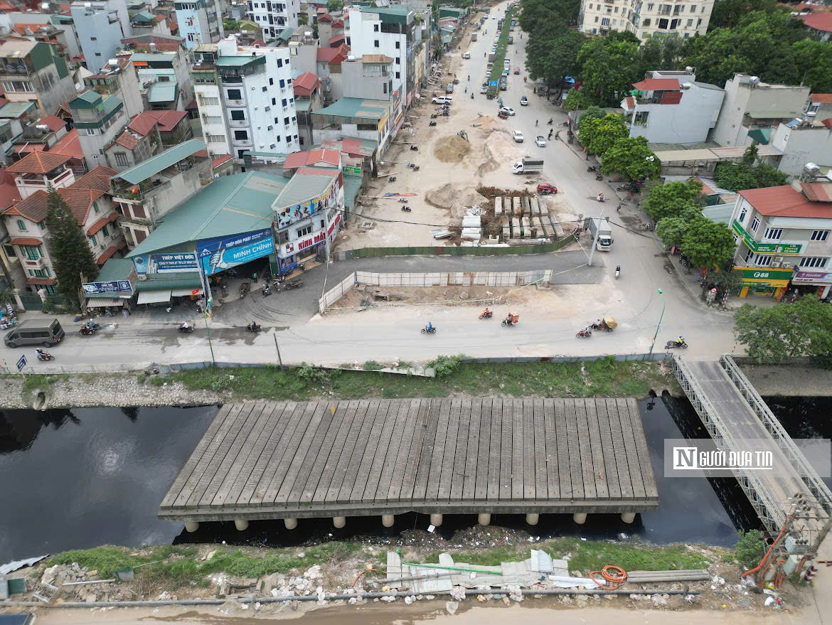 Hà Nội: Làm đường tạm, tái khởi động cầu L3 sau nhiều năm “đắp chiếu” - Ảnh 4.