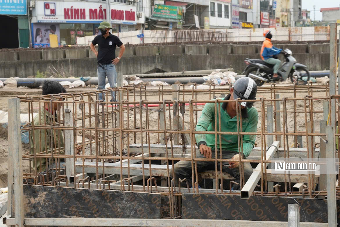 Hà Nội: Làm đường tạm, tái khởi động cầu L3 sau nhiều năm “đắp chiếu” - Ảnh 9.