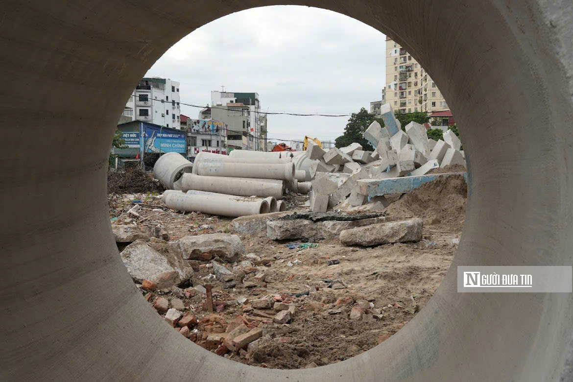 Hà Nội: Làm đường tạm, tái khởi động cầu L3 sau nhiều năm “đắp chiếu” - Ảnh 15.