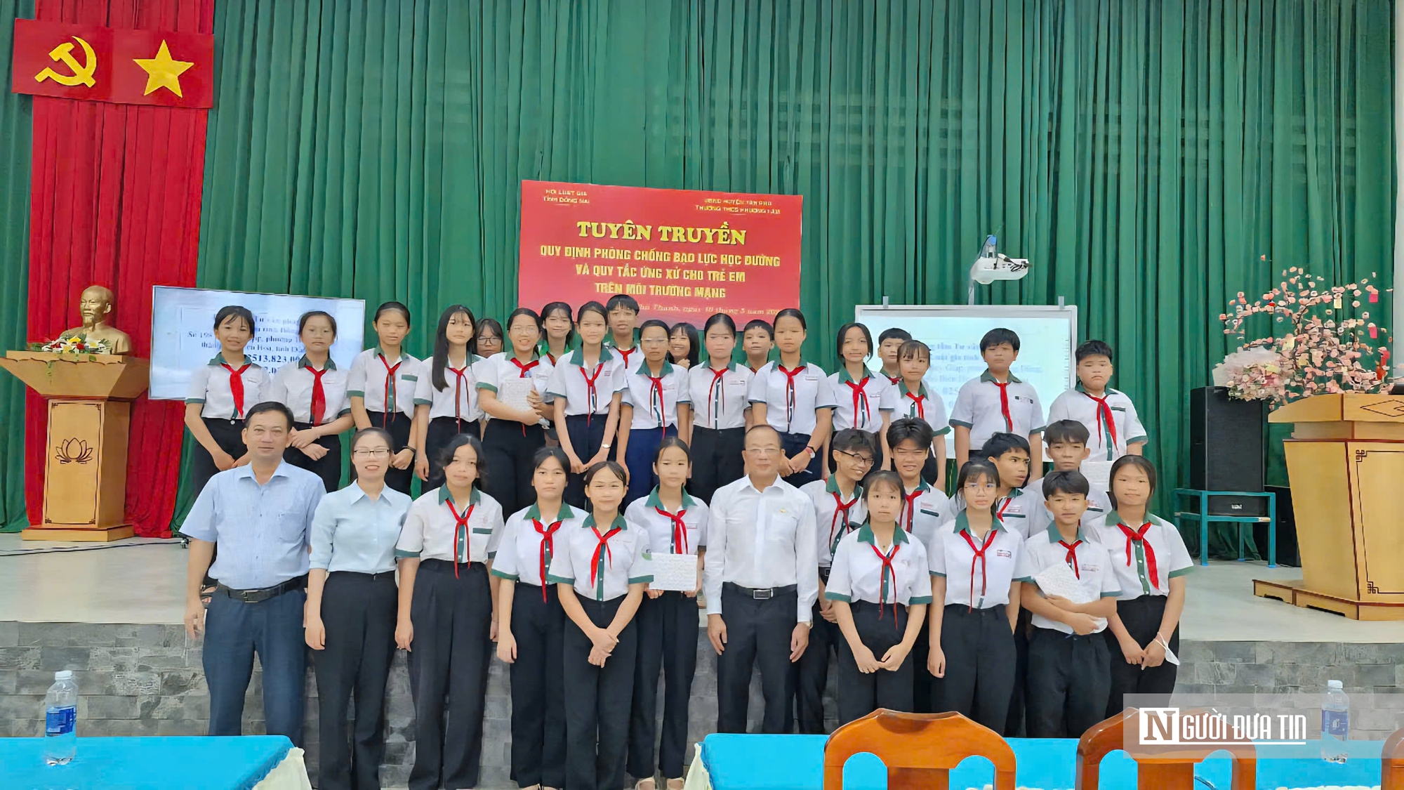 Hội Luật gia Đồng Nai đồng hành cùng học sinh, lan tỏa văn hóa ứng xử học đường văn minh- Ảnh 5. Hội Luật gia Đồng Nai đồng hành cùng học sinh, lan tỏa văn hóa ứng xử học đường văn minh- Ảnh 5.