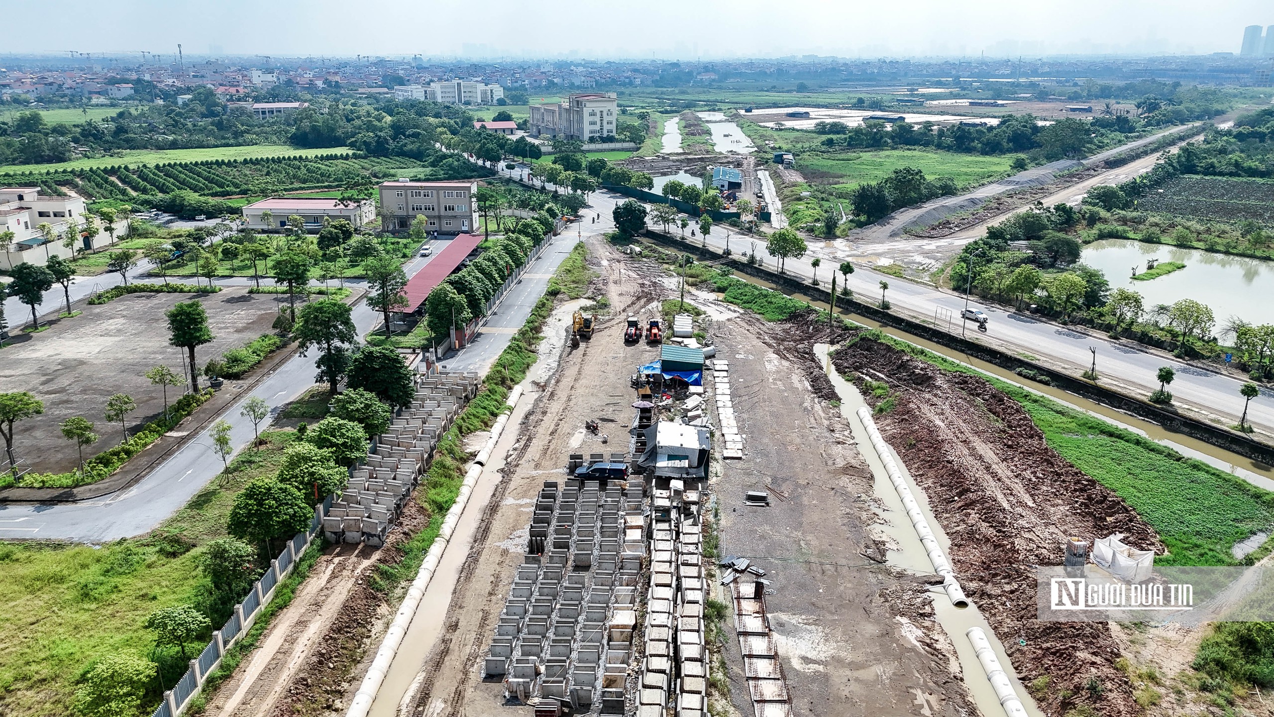 Toàn cảnh tuyến đường trị giá hơn 1.200 tỷ đồng tại ngoại thành Hà Nội - Ảnh 10.