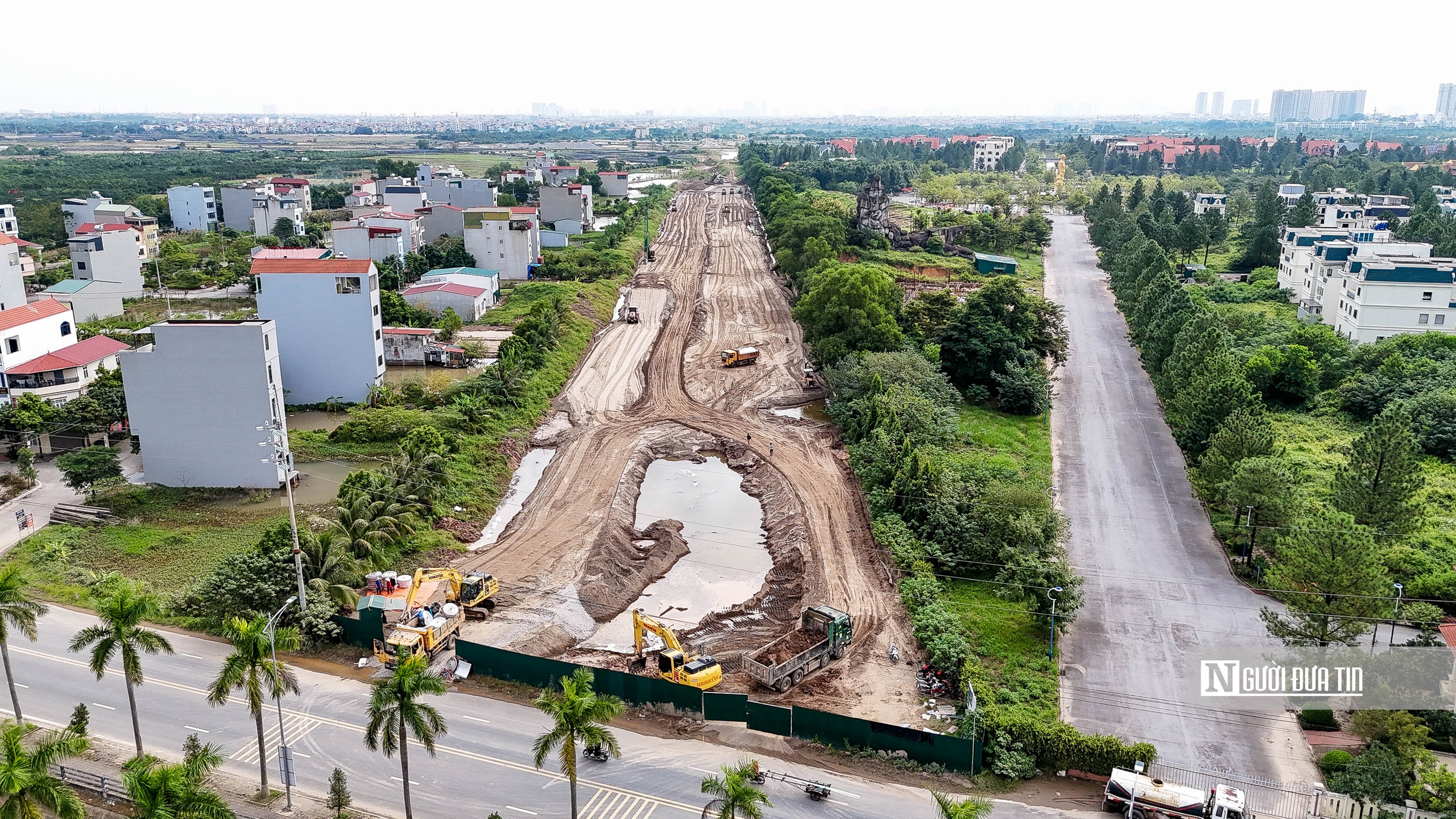 Toàn cảnh tuyến đường trị giá hơn 1.200 tỷ đồng tại ngoại thành Hà Nội - Ảnh 12.