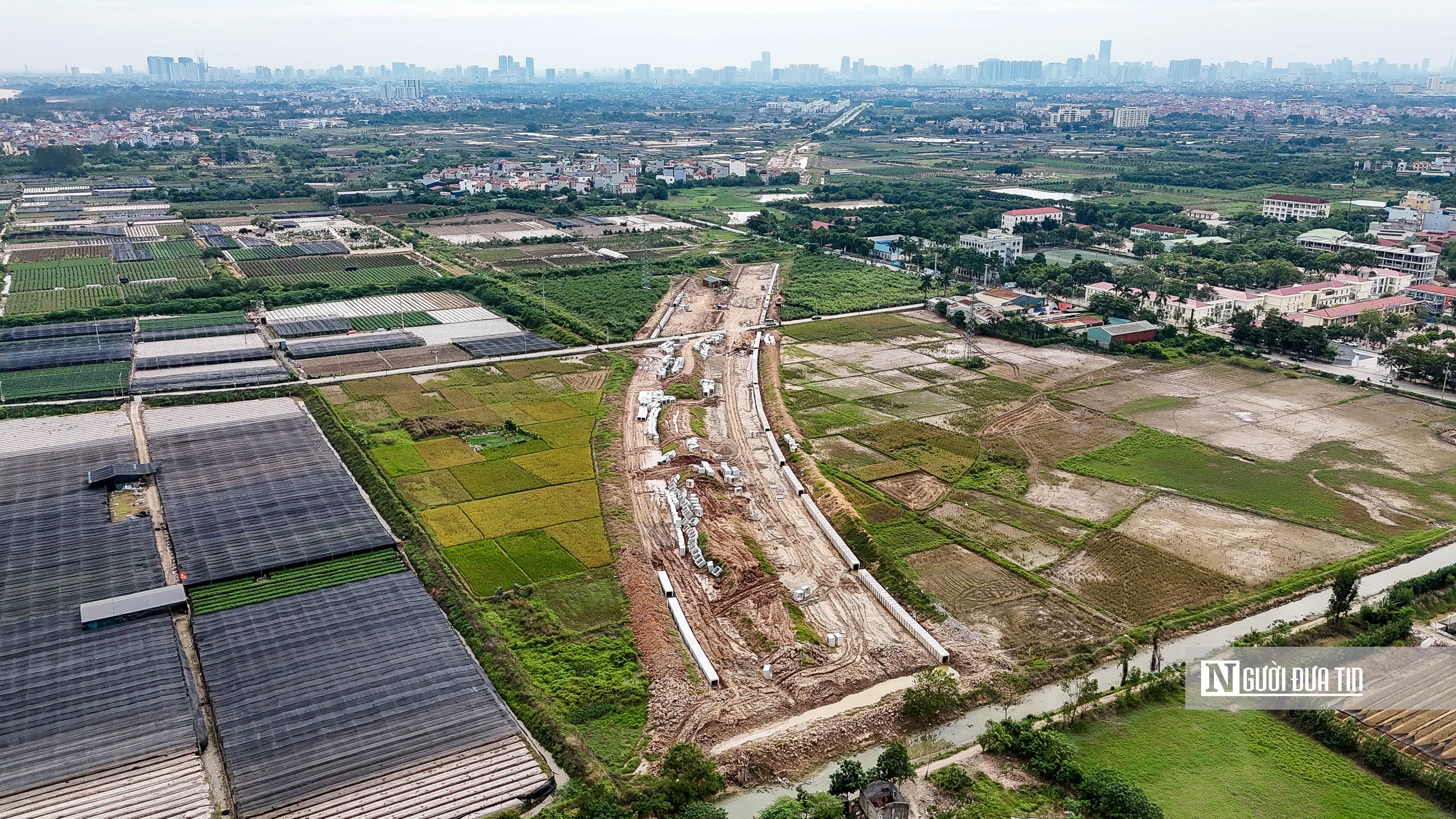 Toàn cảnh tuyến đường trị giá hơn 1.200 tỷ đồng tại ngoại thành Hà Nội - Ảnh 4.