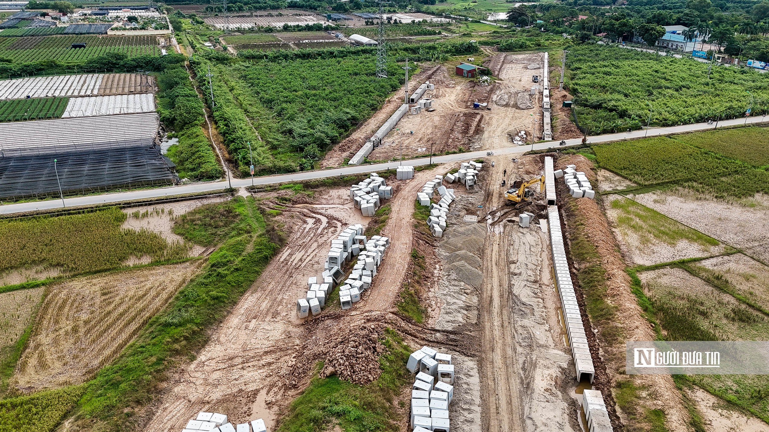 Toàn cảnh tuyến đường trị giá hơn 1.200 tỷ đồng tại ngoại thành Hà Nội - Ảnh 6.