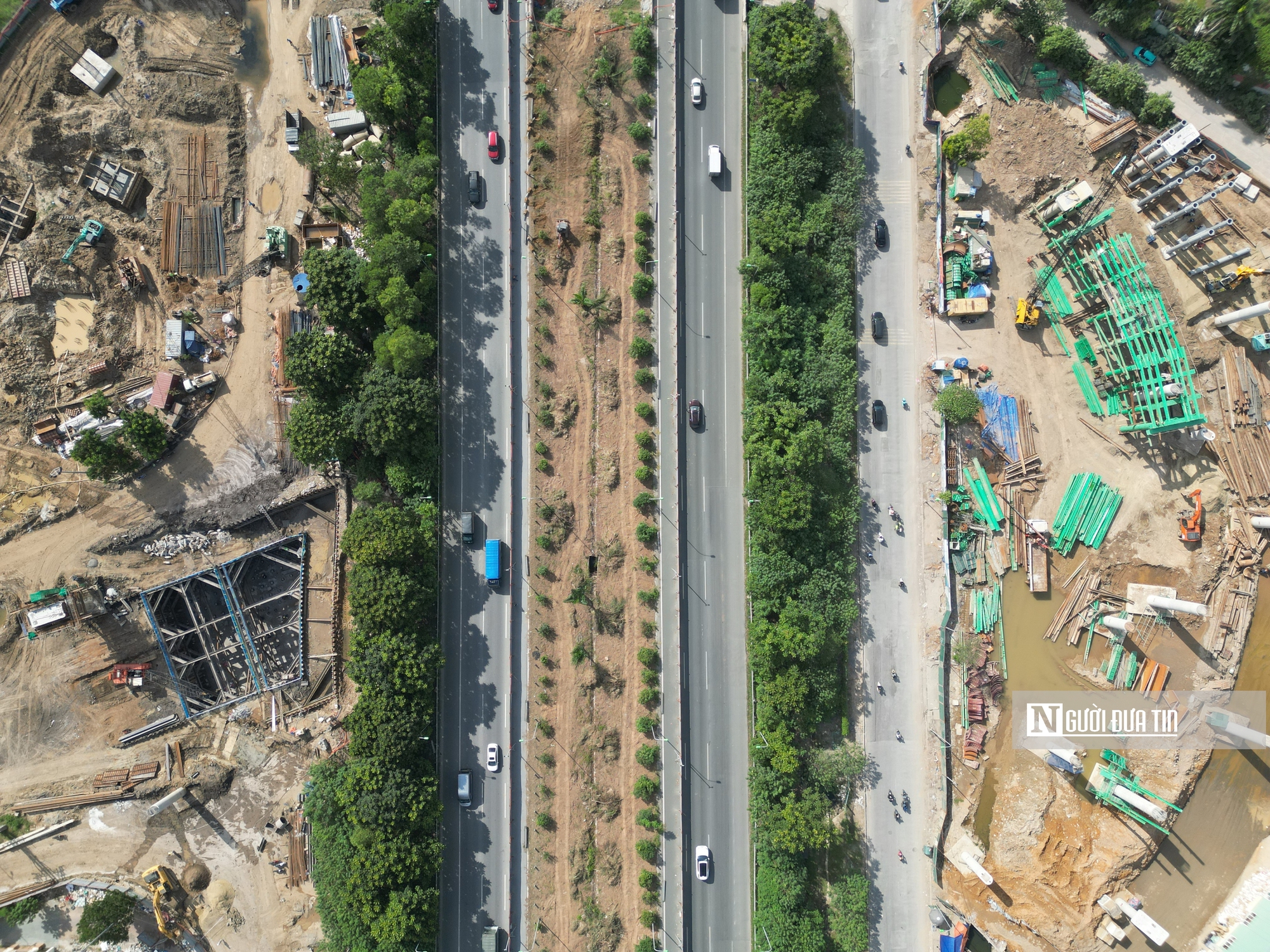Cận cảnh con đường có hầm chui nghìn tỷ xuyên đại lộ Thăng Long - Ảnh 4.