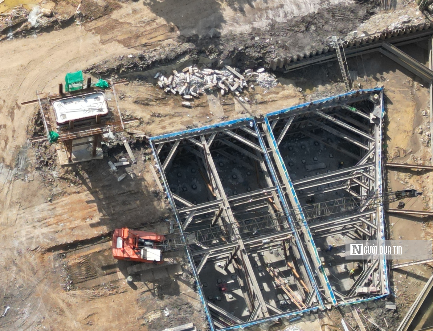 Cận cảnh con đường có hầm chui nghìn tỷ xuyên đại lộ Thăng Long - Ảnh 8.