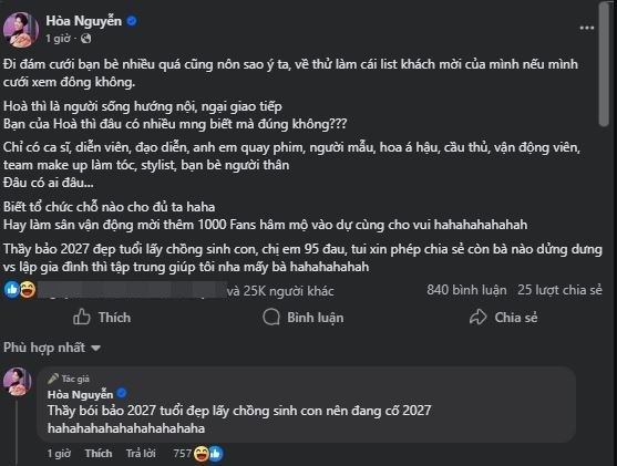 Ca sĩ Hòa Minzy tiết lộ việc sắp "lên xe hoa" và hé lộ dàn khách mời "siêu khủng" - Ảnh 2.