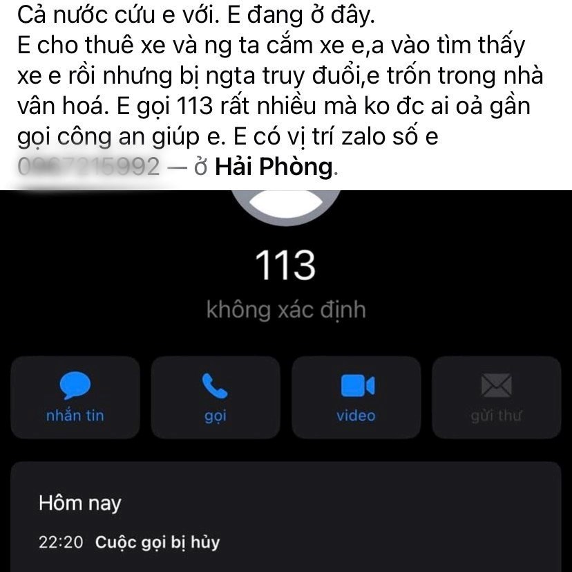 Lý do người đàn ông trốn trong nhà văn hóa, lên mạng cầu cứu lúc tối muộn - Ảnh 1.