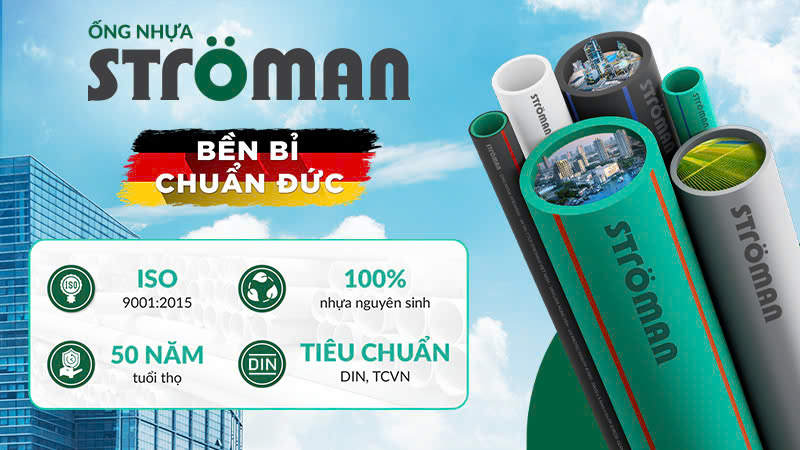 Tiêu chuẩn chất lượng Đức - Bảo chứng bền bỉ của ống nhựa Ströman- Ảnh 2. Tiêu chuẩn chất lượng Đức - Bảo chứng bền bỉ của ống nhựa Ströman- Ảnh 2.