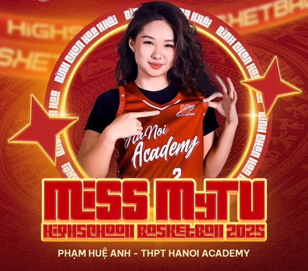 Con gái cựu hoa khôi bóng chuyền Kim Huệ là ứng viên hoa khôi mê bóng rổ - Ảnh 1.