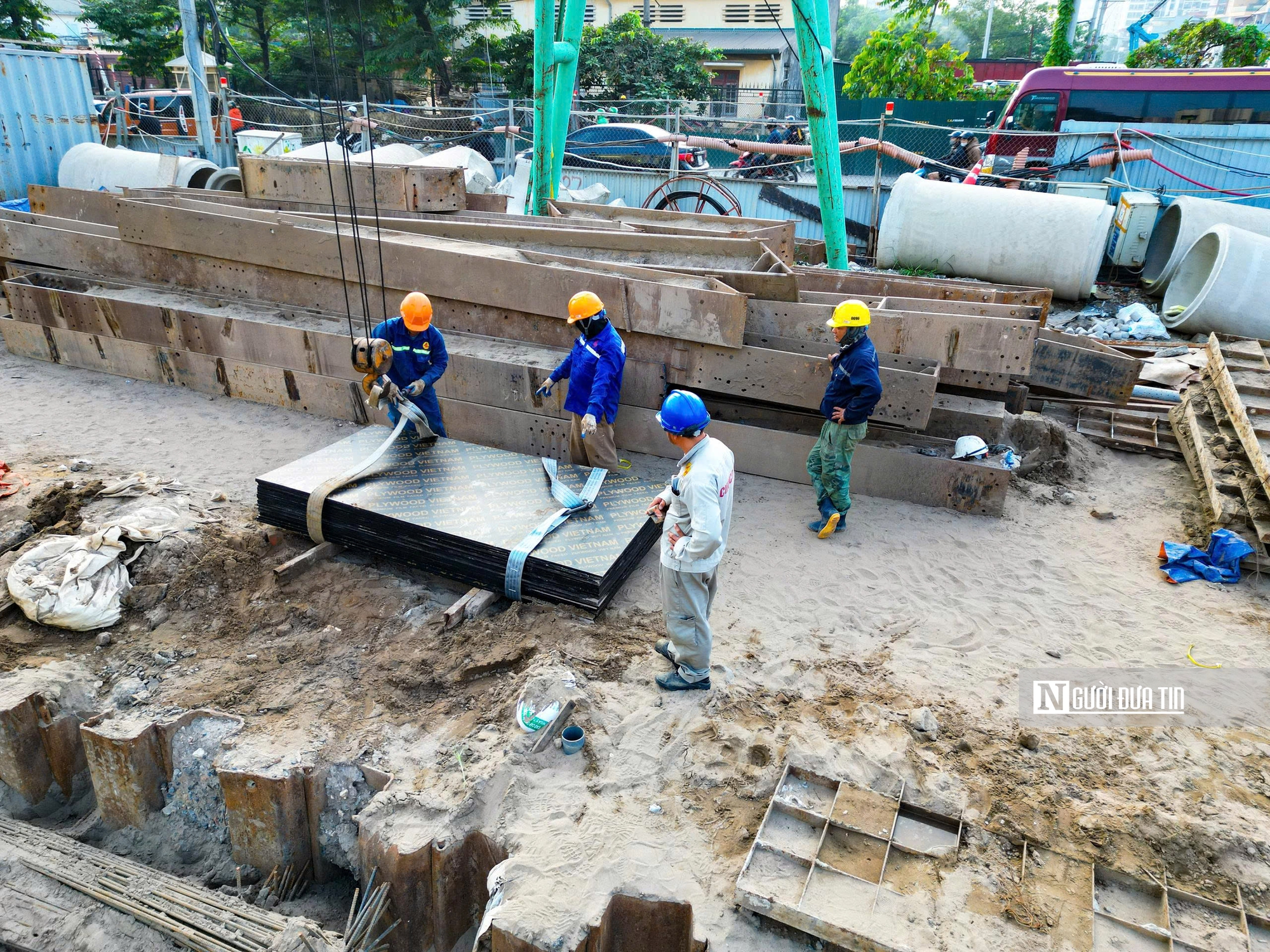 Cận cảnh ‘đại công trình’ hầm chui Kim Đồng – Giải Phóng sau gần 3 năm thi công - Ảnh 4.