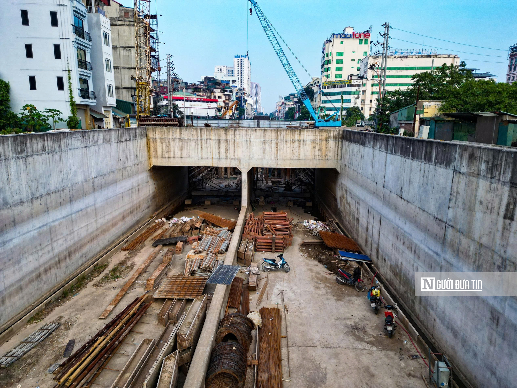 Cận cảnh ‘đại công trình’ hầm chui Kim Đồng – Giải Phóng sau gần 3 năm thi công - Ảnh 5.