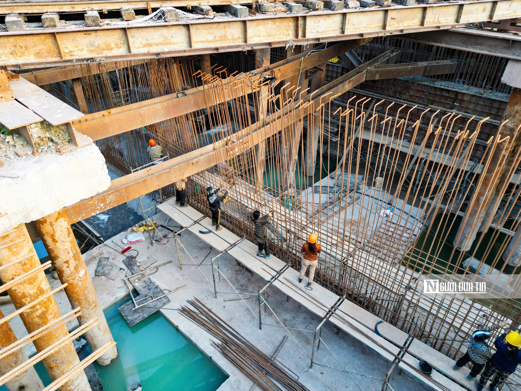 Cận cảnh ‘đại công trình’ hầm chui Kim Đồng – Giải Phóng sau gần 3 năm thi công - Ảnh 8.