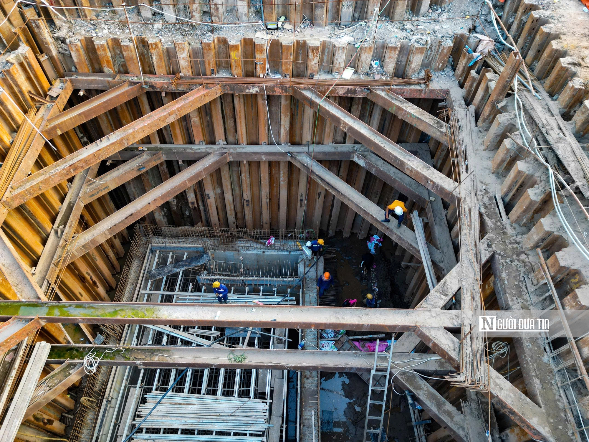 Cận cảnh ‘đại công trình’ hầm chui Kim Đồng – Giải Phóng sau gần 3 năm thi công - Ảnh 10.