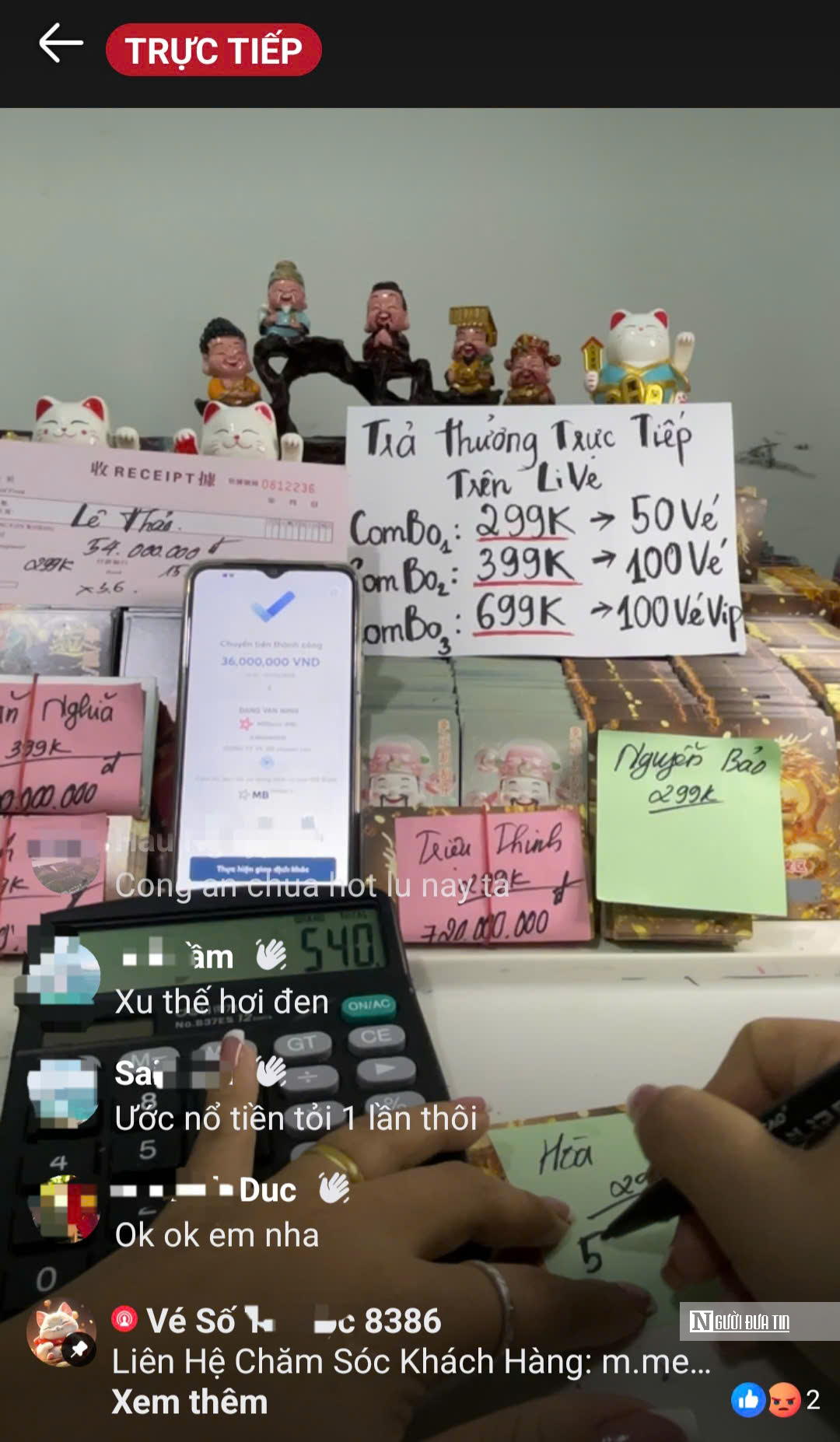 Tưởng trúng lớn, hóa ra “sập bẫy” vé cào online- Ảnh 1.