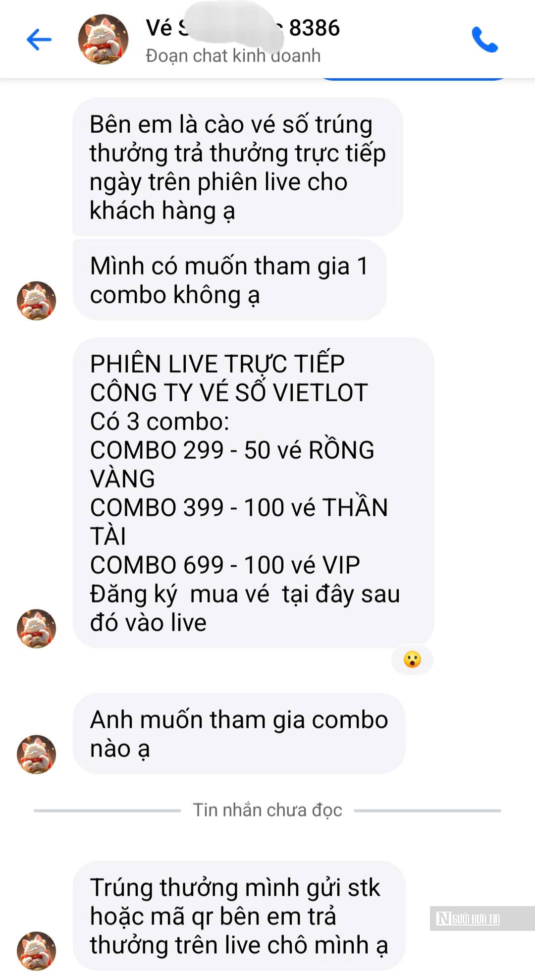 Tưởng trúng lớn, hóa ra “sập bẫy” vé cào online- Ảnh 2.