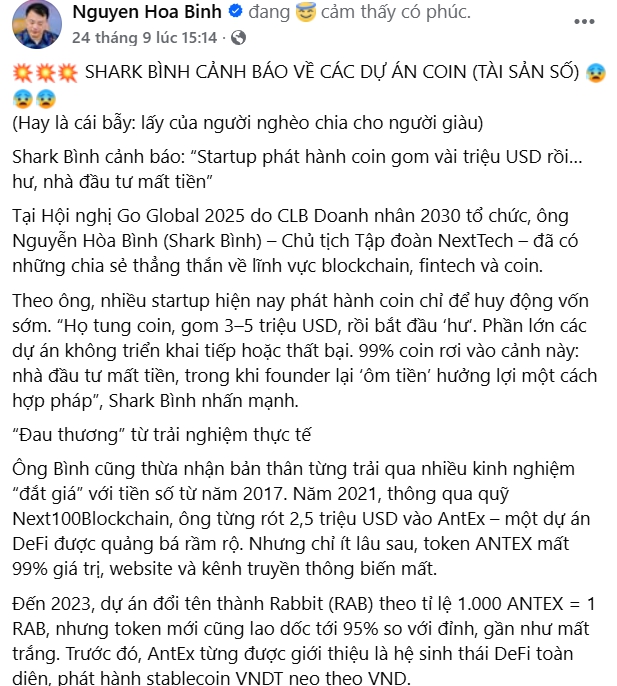 Liên quan dự án tiền ảo của Shark Bình: Cơ quan Công an vào cuộc điều tra - Ảnh 3.