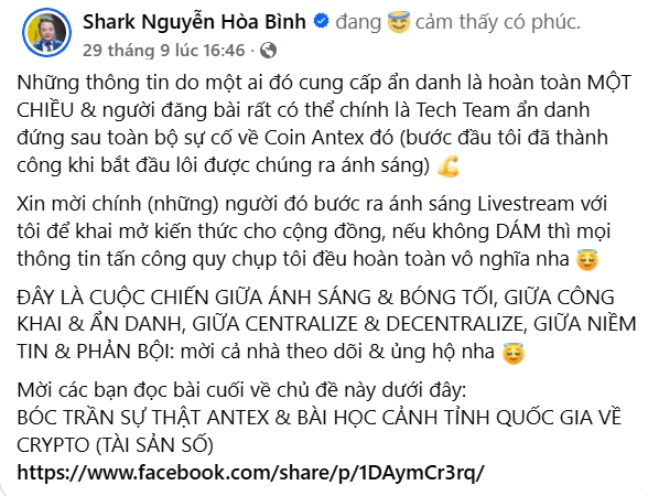 Liên quan dự án tiền ảo của Shark Bình: Cơ quan Công an vào cuộc điều tra - Ảnh 5.