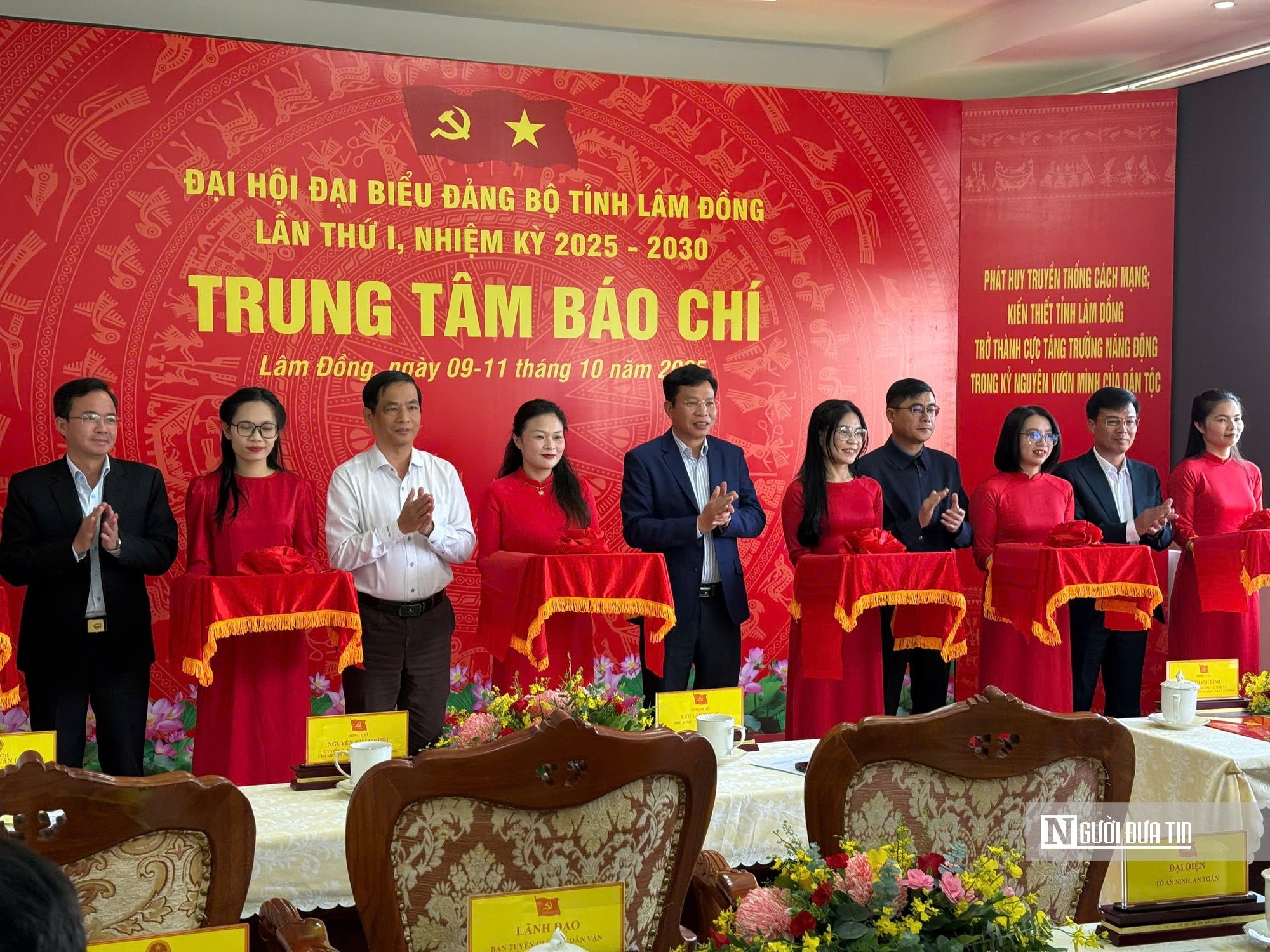 Trung tâm Báo chí Đại hội Đảng bộ tỉnh Lâm Đồng chính thức đi vào hoạt động - Ảnh 1.