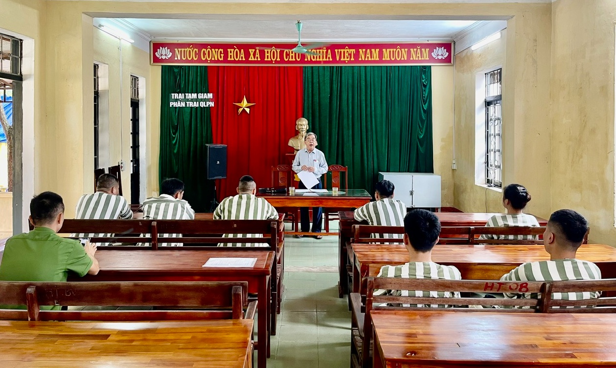 Hội luật gia tỉnh Thanh Hóa đấy mạnh tư vấn pháp luật, hỗ trợ pháp lý phạm nhân - Ảnh 1.