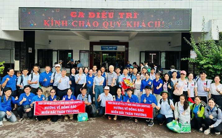 Đoàn cán bộ y tế tỉnh Gia Lai lên đường hỗ trợ các tỉnh phía Bắc khắc phục hậu quả bão số 11- Ảnh 4.
