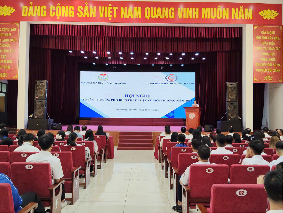 Hội Luật gia Tp.Hải Phòng lan tỏa nhận thức pháp luật về môi trường trong thế hệ trẻ - Ảnh 1.
