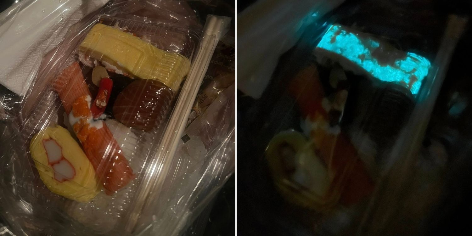 Người phụ nữ sốc nặng khi phát hiện món sushi bất ngờ phát sáng - Ảnh 1.