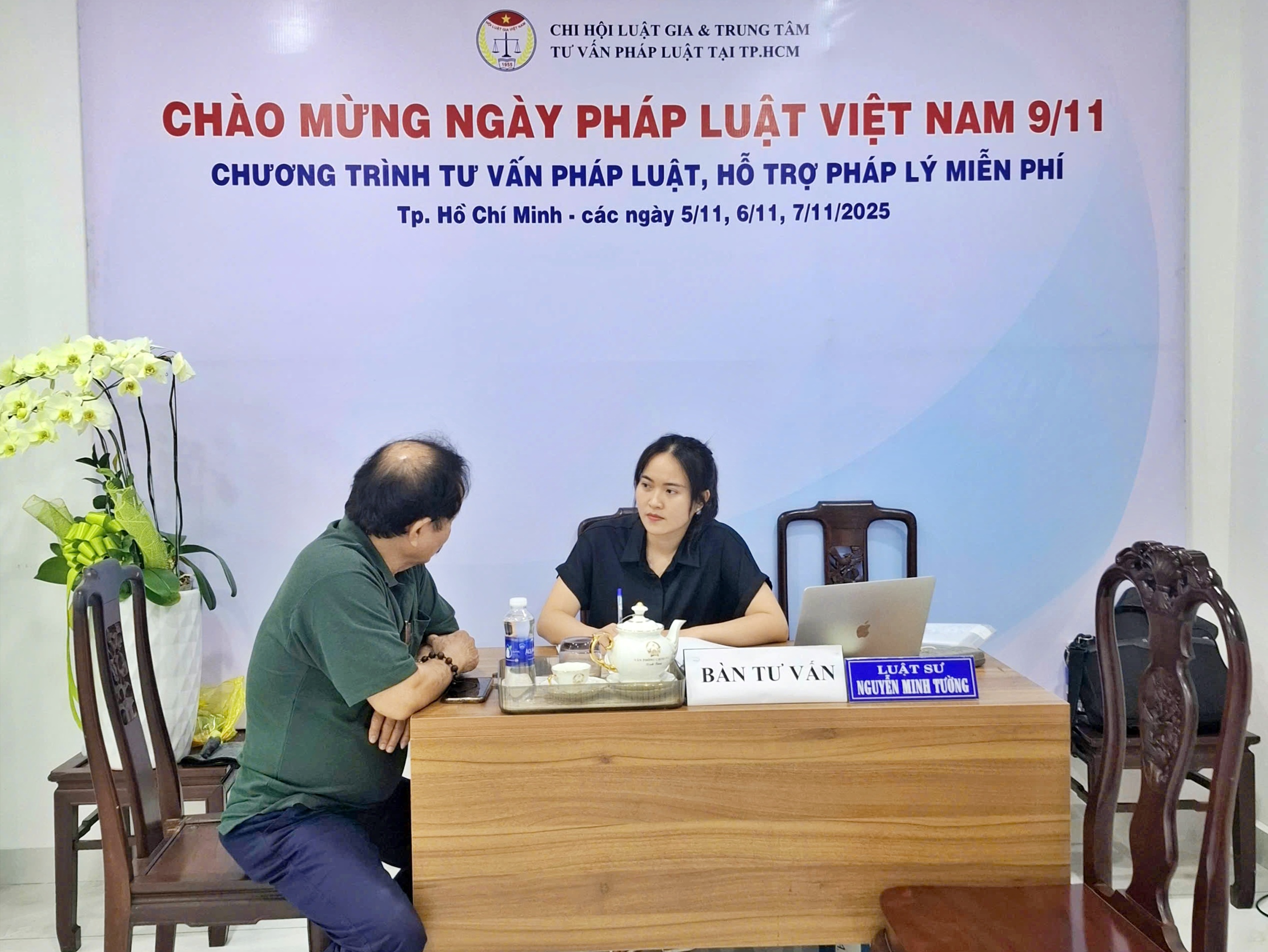 Luật gia Tp.Hồ Chí Minh đồng hành cùng người dân qua 3 ngày tư vấn miễn phí - Ảnh 1.