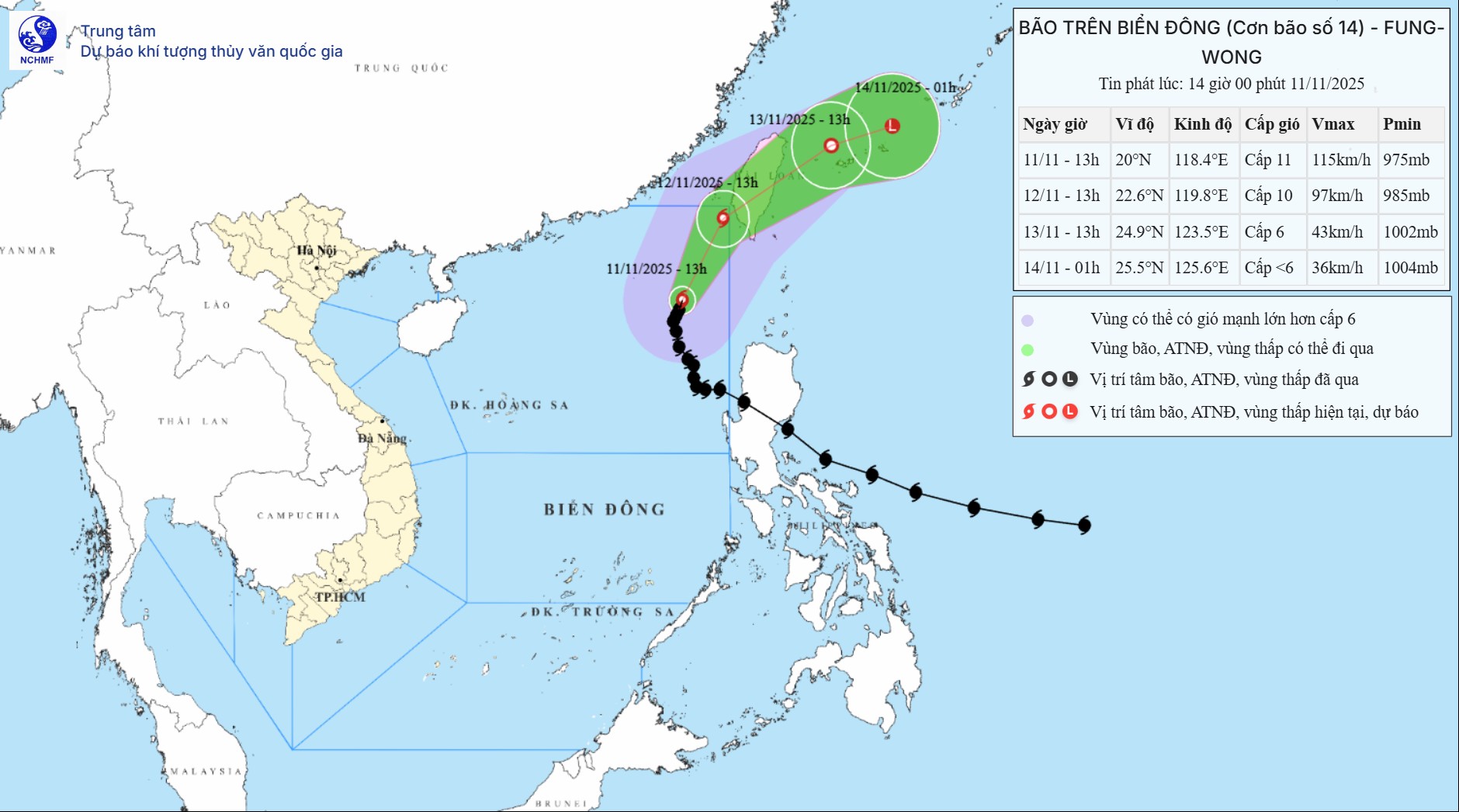 Vì so vão số 14 Fung wong không di chuyển theo quy luật thông thường? - Ảnh 1.