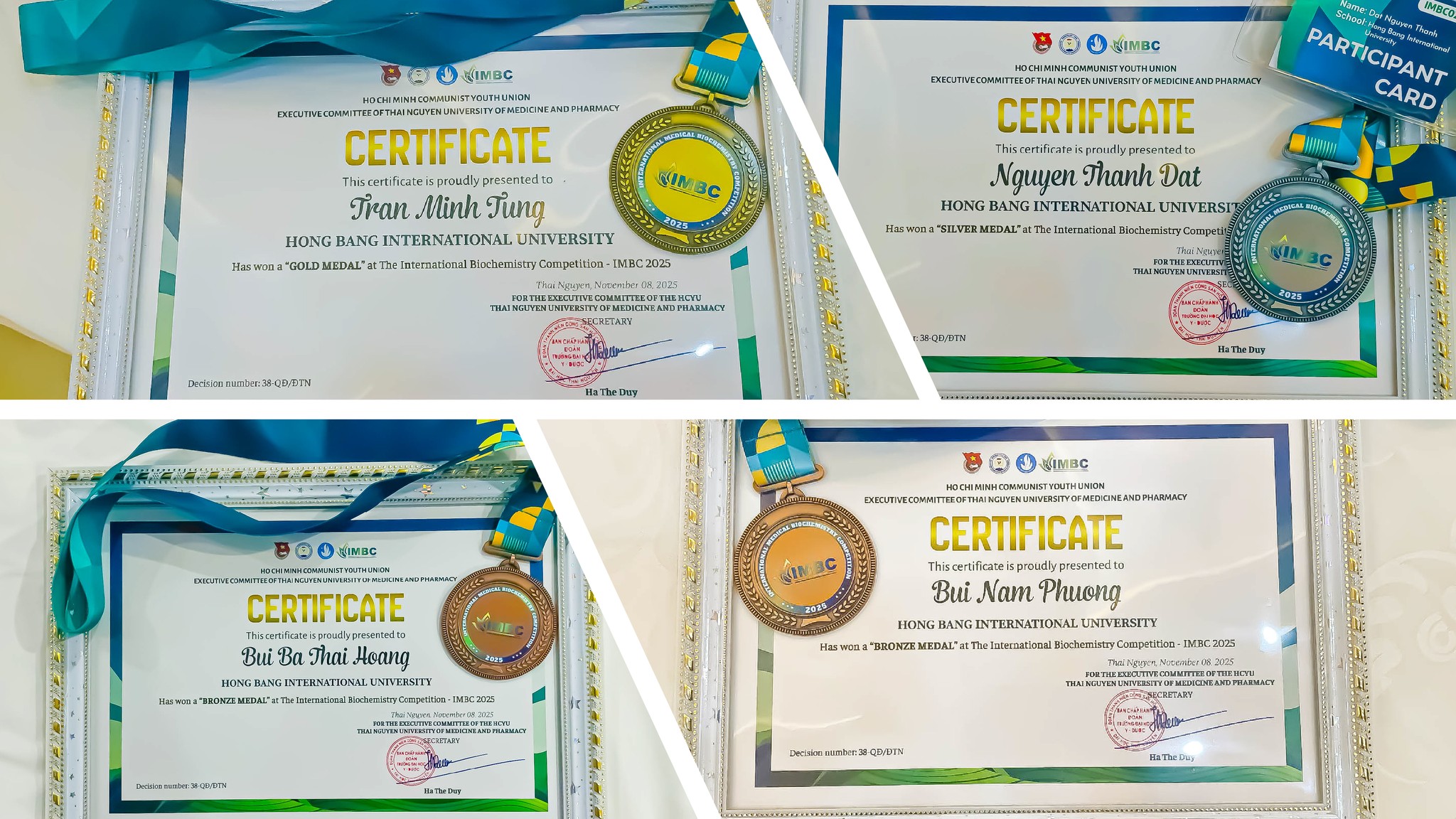 Sinh viên Y Việt Nam giành 4 huy chương tại cuộc thi Hóa sinh quốc tế - Ảnh 1.