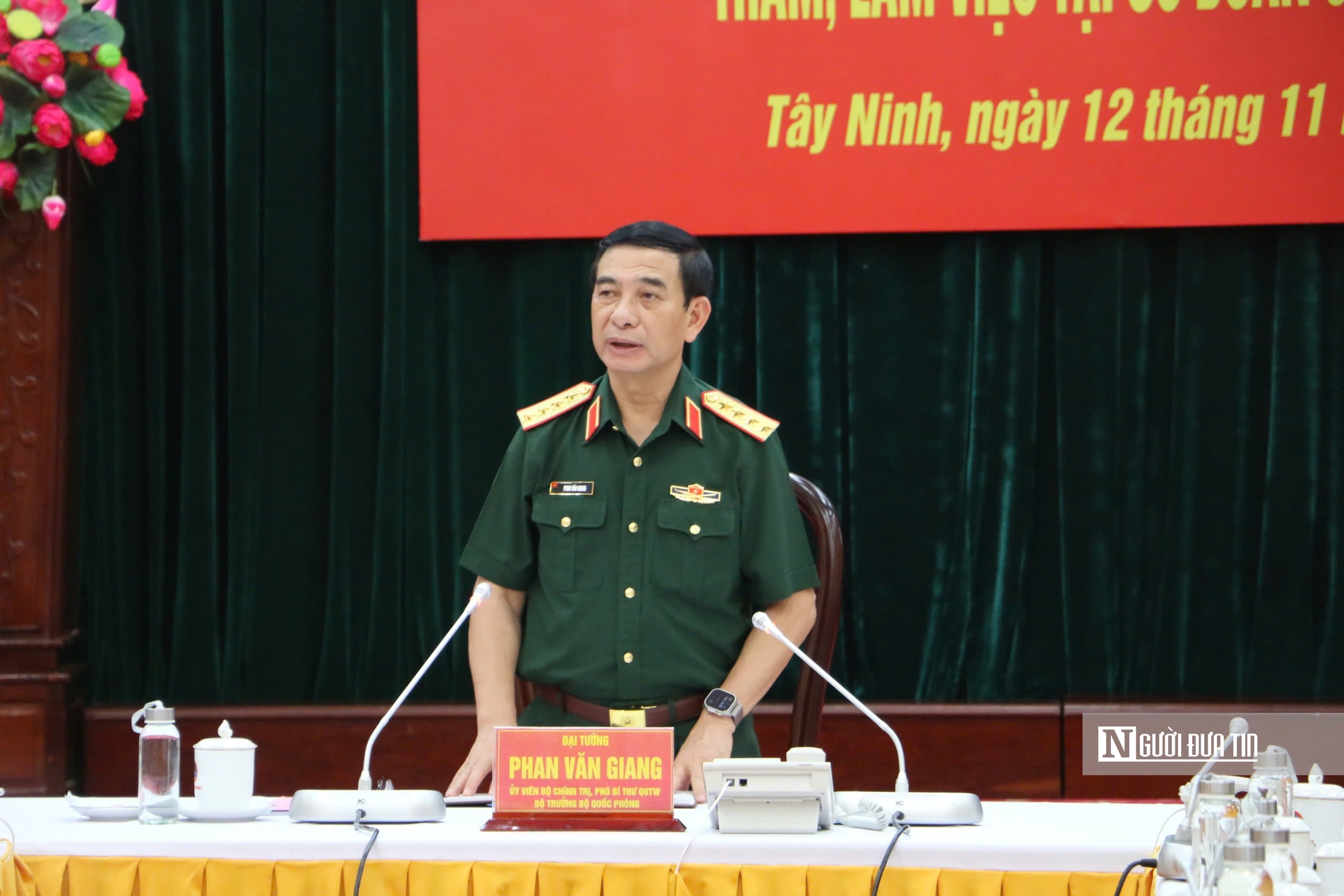 Đại tướng Phan Văn Giang làm việc với Sư đoàn 5 về kết quả 10 tháng đầu năm- Ảnh 8.