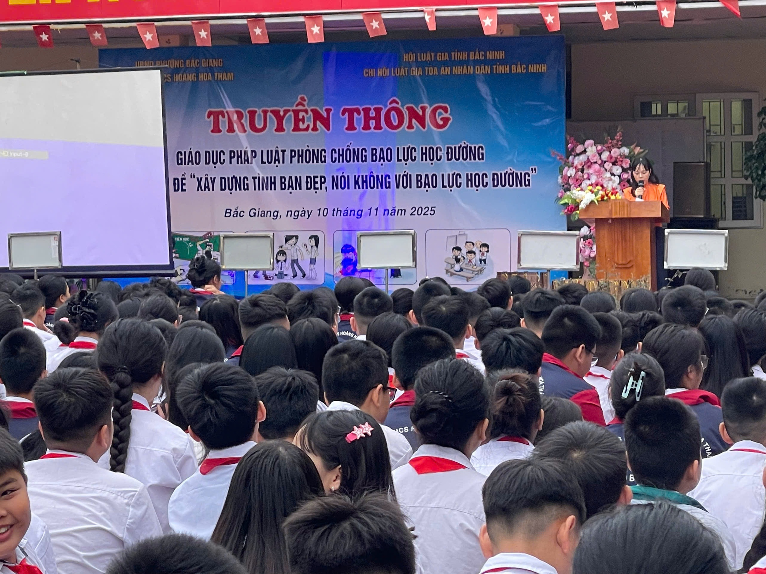 Hội Luật gia tỉnh Bắc Ninh lan tỏa tinh thần "thượng tôn pháp luật" từ trường học đến doanh nghiệp - Ảnh 1.