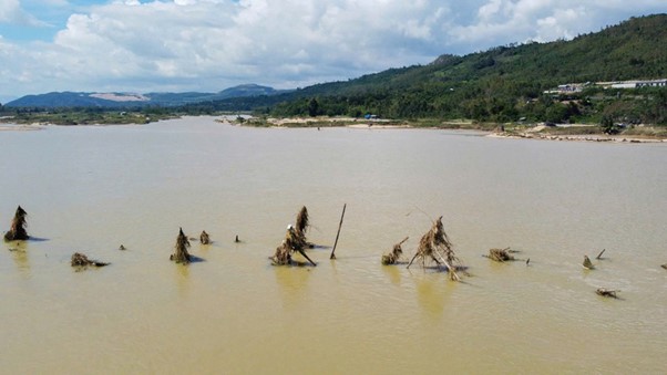 Cầu Ông Cọp - cây cầu gỗ dài nhất Việt Nam sập hoàn toàn sau bão lũ - Ảnh 3.