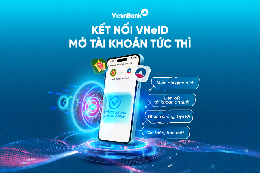 Mở tài khoản VietinBank dễ dàng trên ứng dụng VNeID - Ảnh 1.