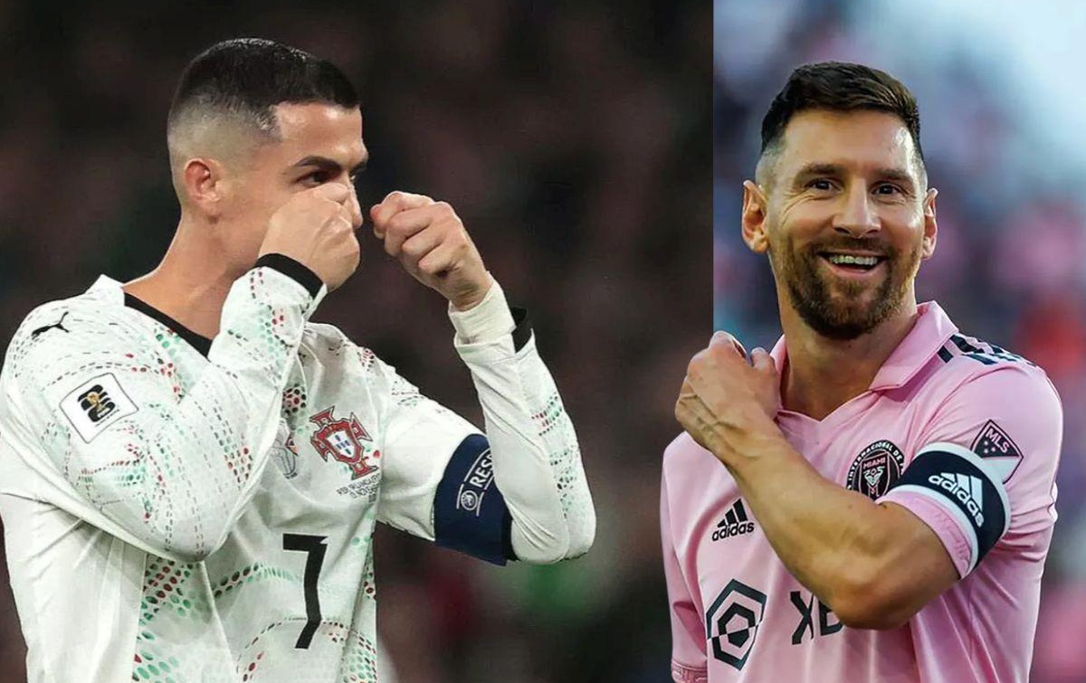 Messi bị kéo vào vụ thẻ đỏ của Ronaldo, người hâm mộ bất bình- Ảnh 1. Messi bị kéo vào vụ thẻ đỏ của Ronaldo, người hâm mộ bất bình- Ảnh 1.