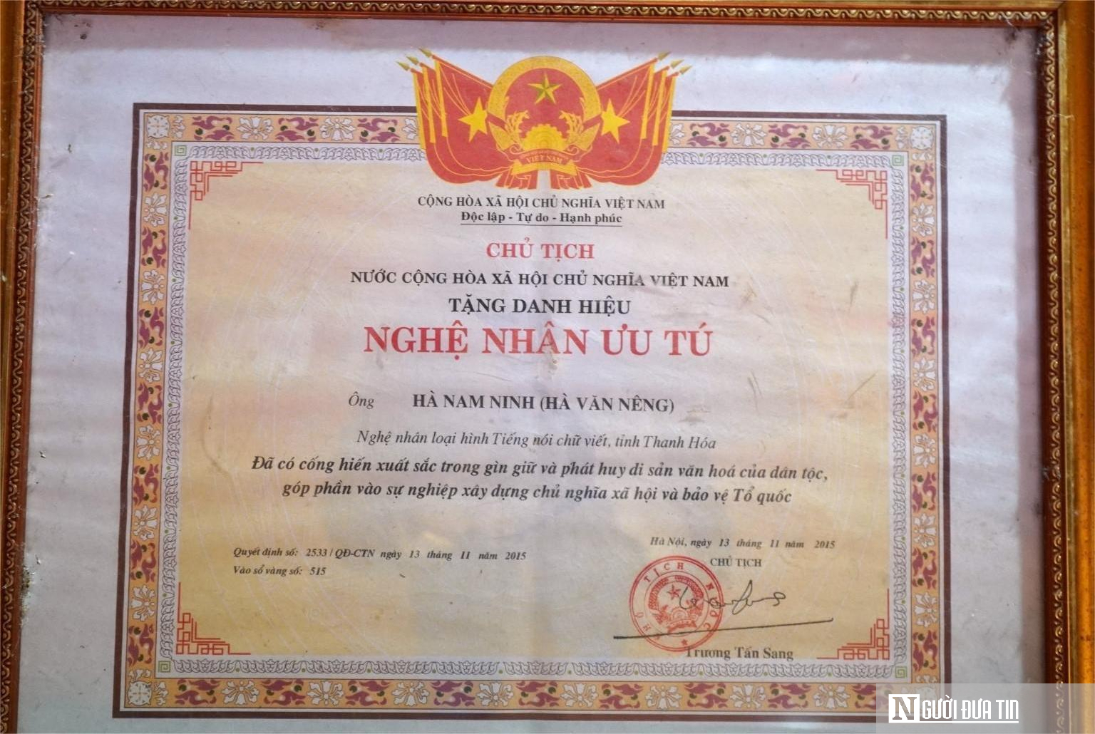 Người thầy 76 tuổi dành hơn nửa đời truyền dạy chữ Thái cổ - Ảnh 5.