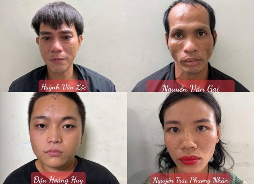 Công an bắt giữ nhóm cướp xe máy, đánh người dưới gầm cầu- Ảnh 1. Công an bắt giữ nhóm cướp xe máy, đánh người dưới gầm cầu- Ảnh 1.