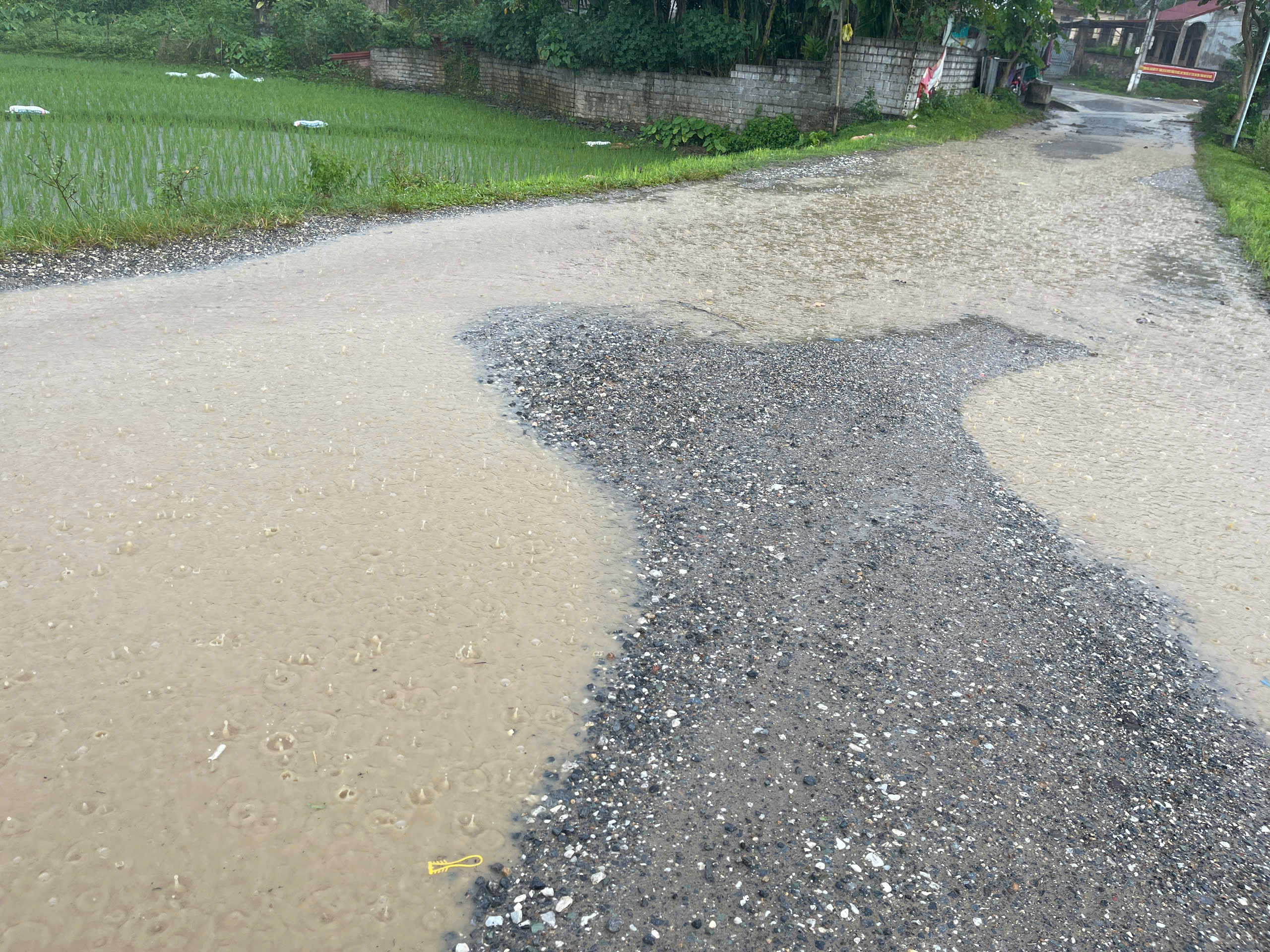 Con đường xuống cấp nghiêm trọng, ổ voi ổ gà thành vũng nước thả vịt- Ảnh 5.
