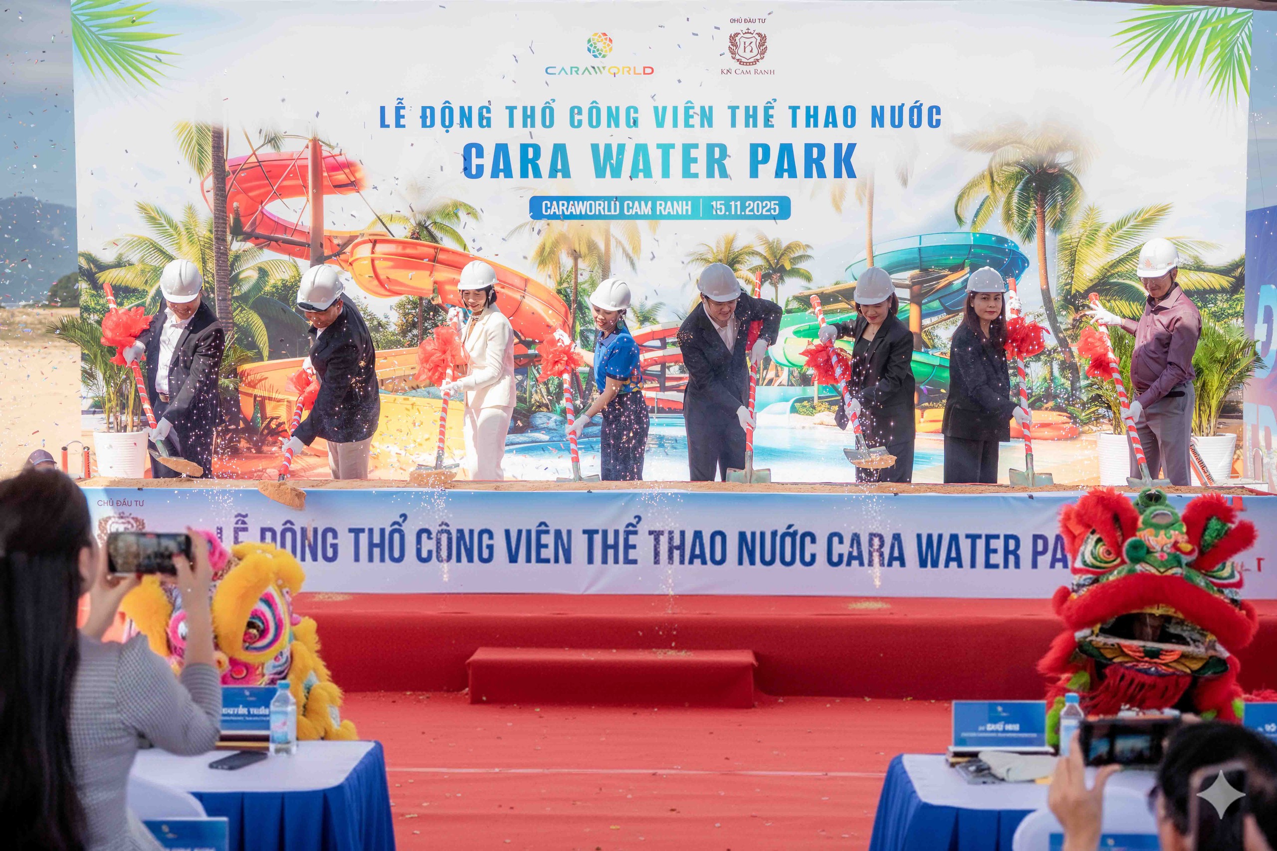 CaraWorld Cam Ranh động thổ công viên nước 6,7 ha - Ảnh 1.