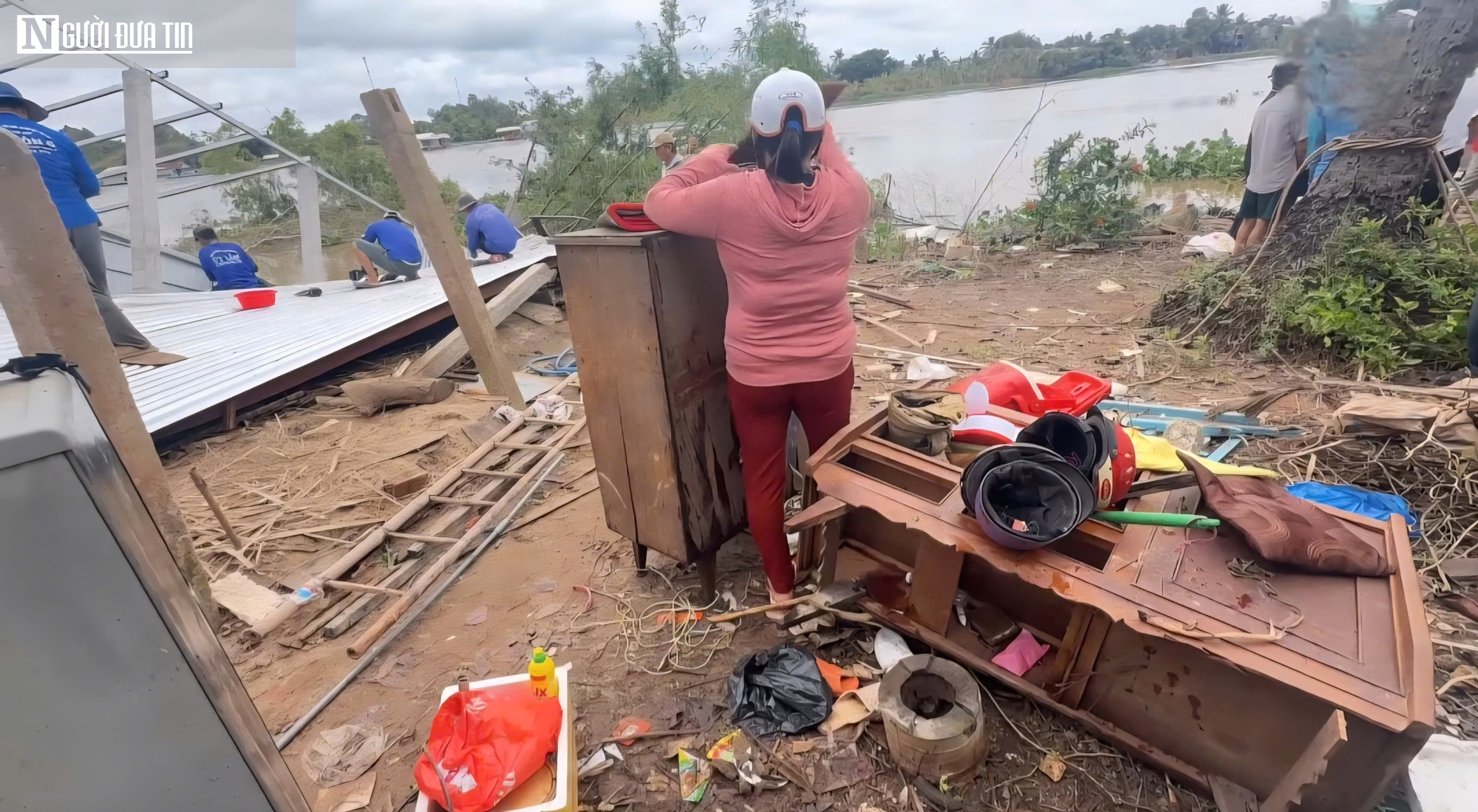 Sạt lở bờ Đông sông Hậu An Giang: Người dân thuật lại khoảnh khắc căn nhà “biến mất” trong vài giây - Ảnh 10.