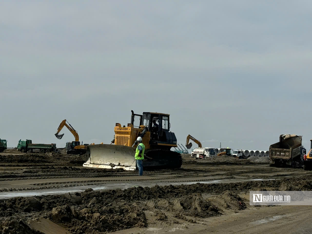 Cận cảnh “đại công trường” lấn biển ở Cần Giờ  - Ảnh 12.