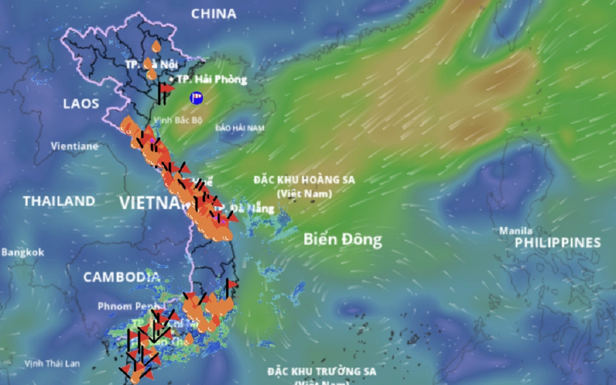 Bão Kalmaegi "mạnh lên từng ngày", tâm điểm hướng về nơi này- Ảnh 1.