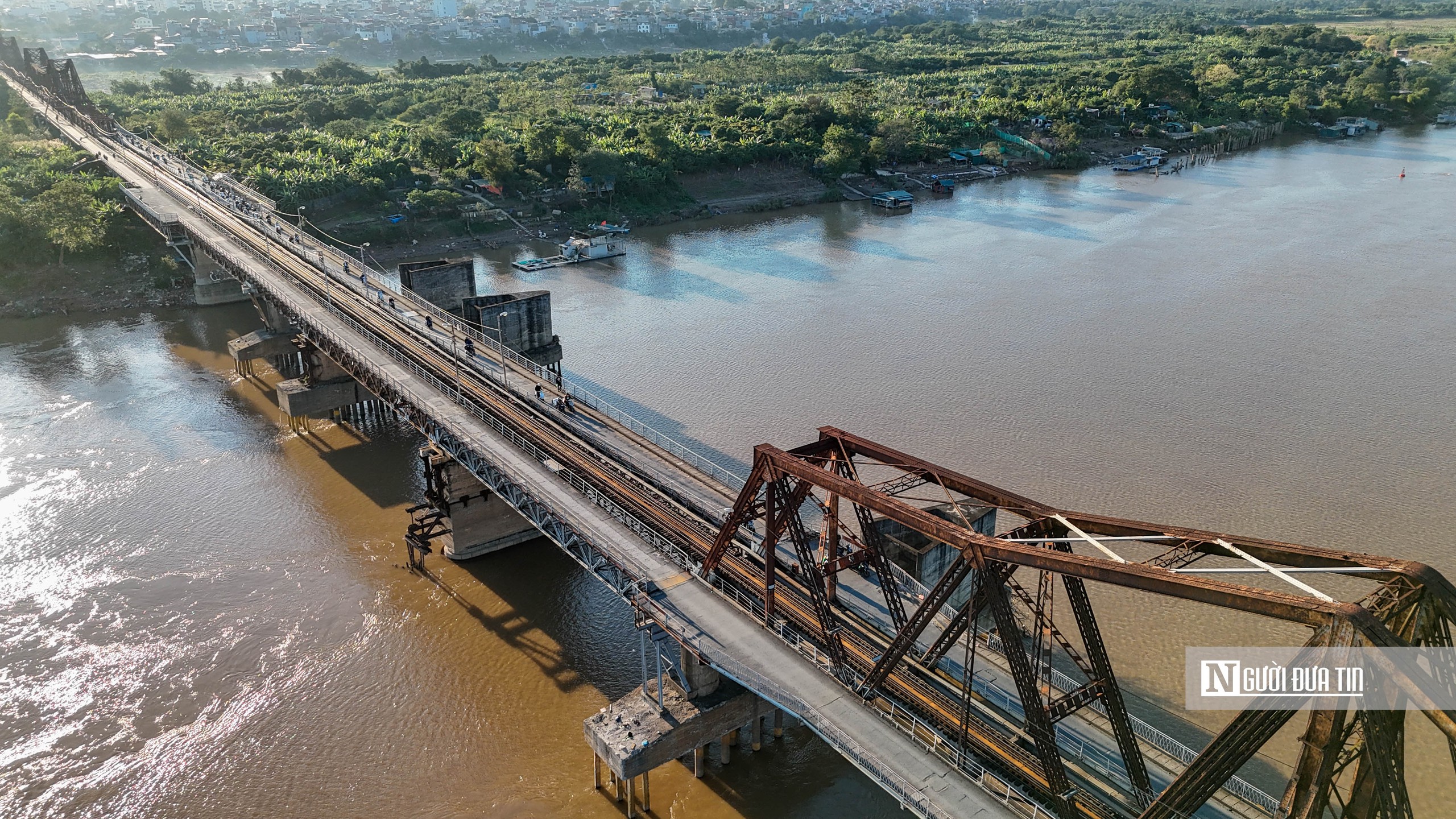 Hà Nội: Cận cảnh tu sửa cầu Trần Nhật Duật  - Ảnh 2.