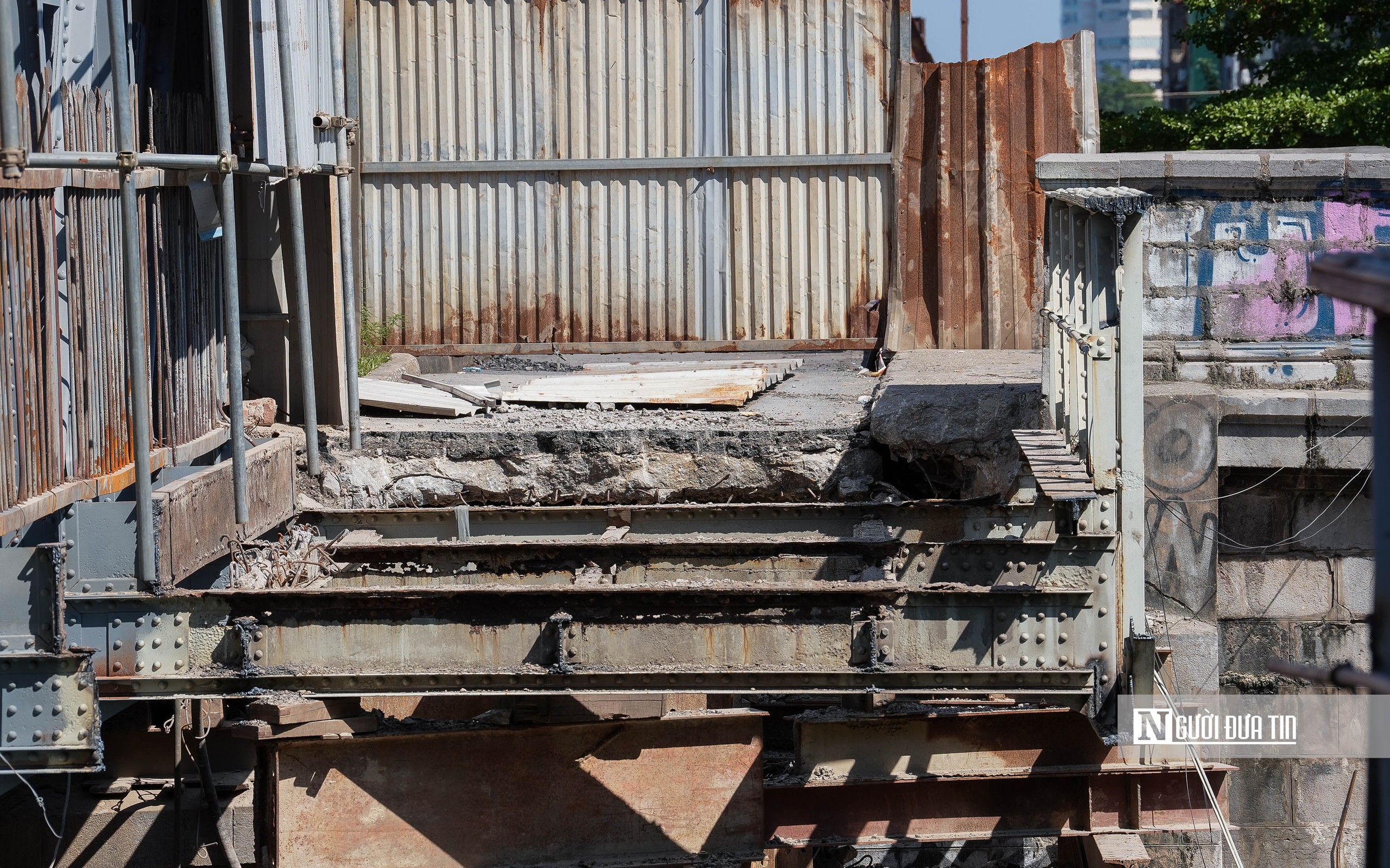 Hà Nội: Cận cảnh tu sửa cầu Trần Nhật Duật  - Ảnh 12.