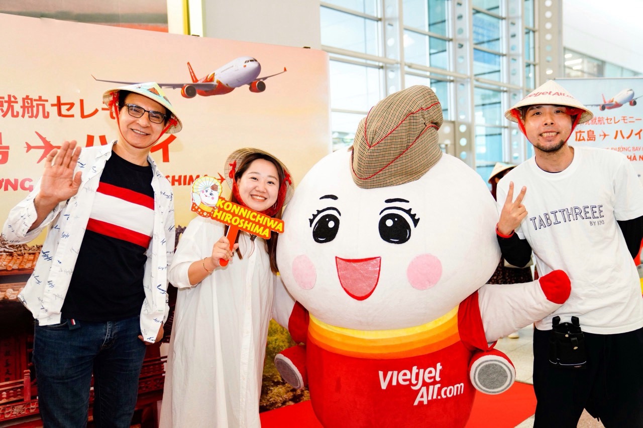 Vietjet tăng chuyến bay Hiroshima – Hà Nội lên 4 chuyến khứ hồi mỗi tuần - Ảnh 2.