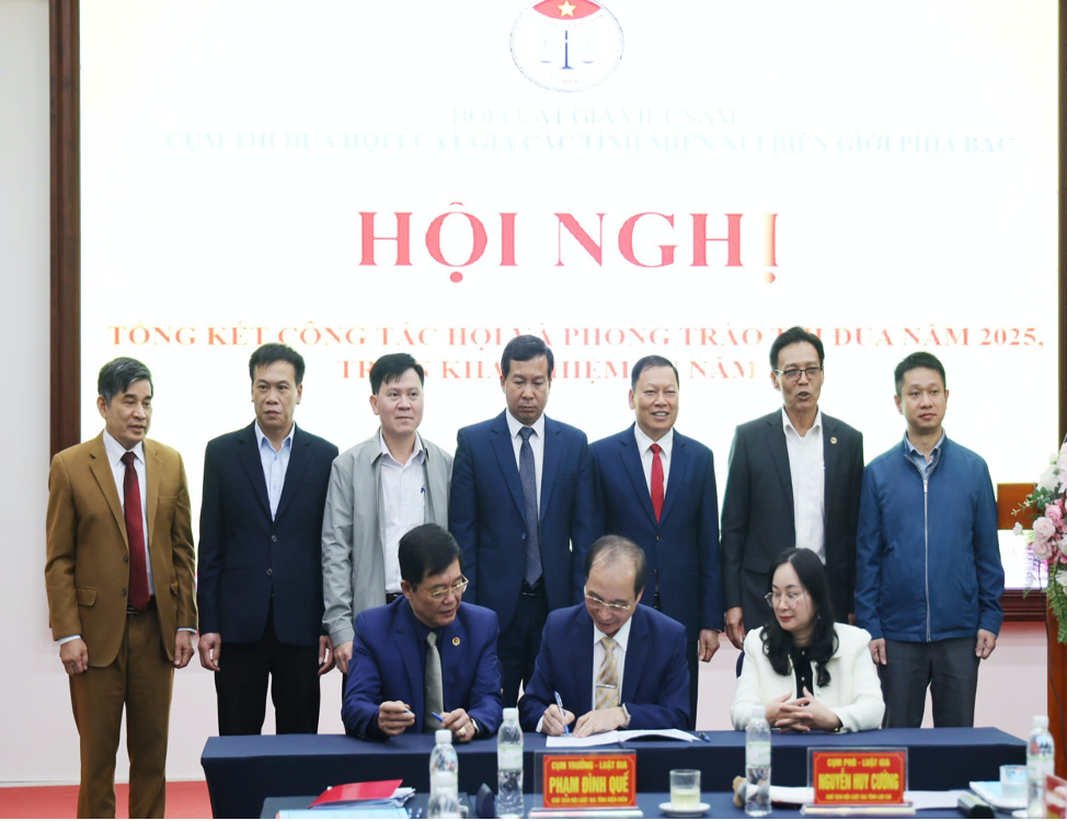 Cụm thi đua Hội Luật gia các tỉnh Miền núi biên giới phía Bắc tổng kết công tác năm 2025- Ảnh 3.
