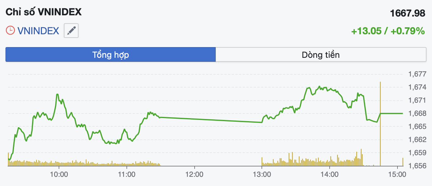 Vingroup dẫn dắt đà tăng, VN-Index xanh nhưng đa số cổ phiếu vẫn giảm- Ảnh 1.